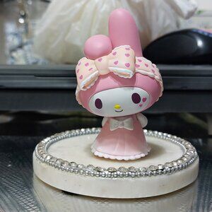 Rare Beautiful My Melody Little Cutie Bow Headband In Beautiful Dress Figure